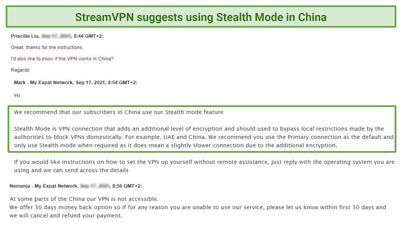 Does StreamVPN Work in China? In Some Regions